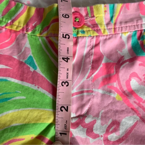 Lily Pulitzer Women’s The Buttercup Short Size 00 100%  Cotton Floral - Picture 10 of 14